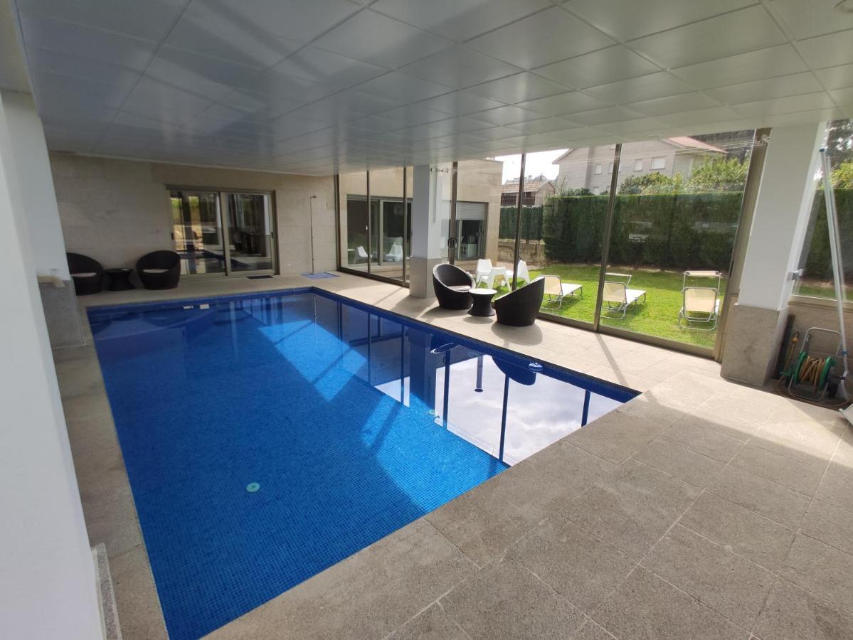 Sanxenxo Casa Rial 47 Con Piscina Climatizada Villa Exterior foto